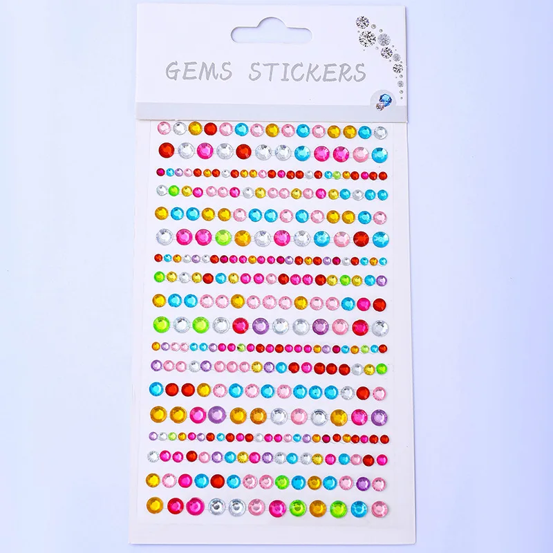 Top Trends: Music Festival Party Face Jewelry Decoration Rhinestone Crystal Kids Toys DIY Diamond Stickers Eye Makeup Self-adhesive Nail Sti Shoppable Styles - Image 5