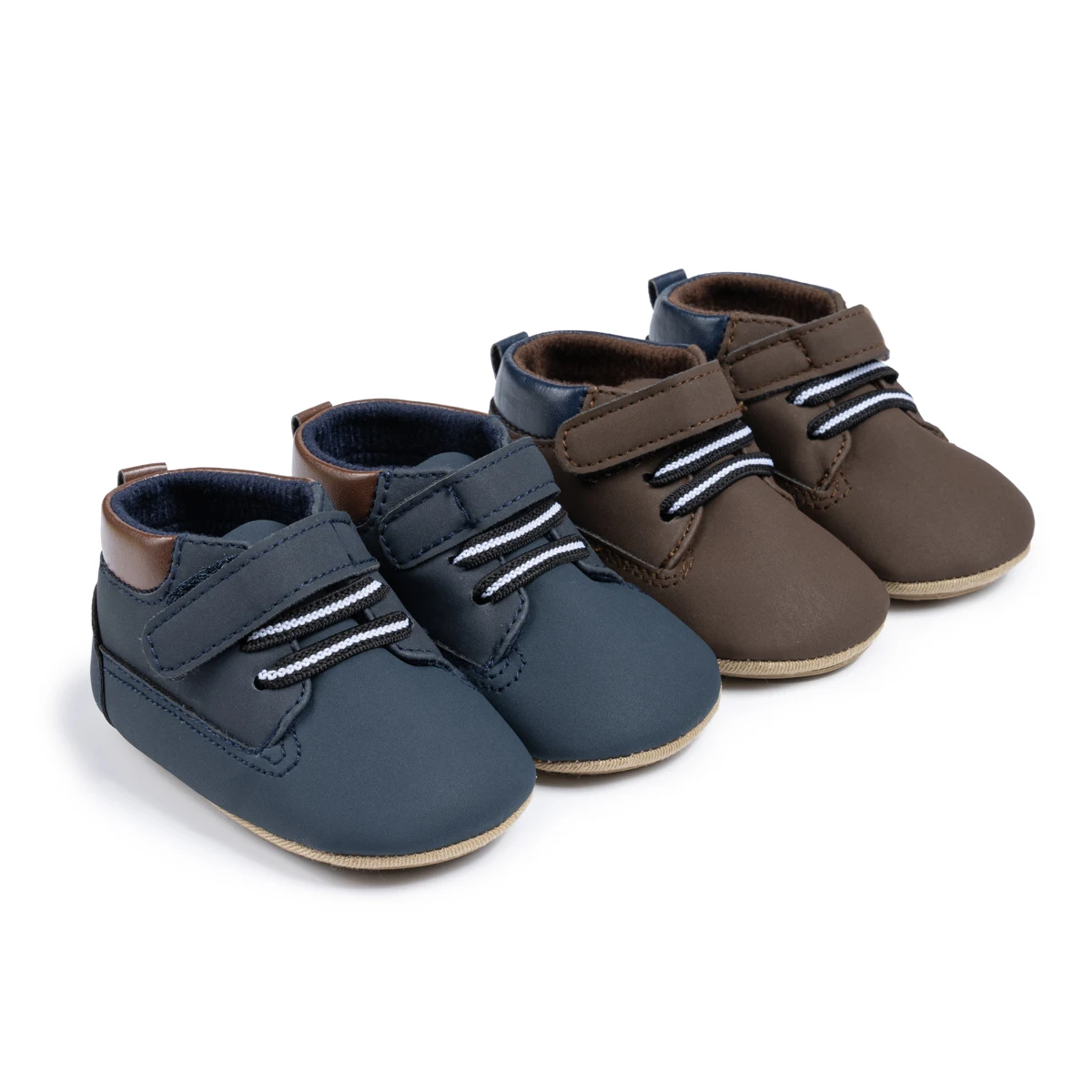 Top Trends: Baby Unisex Shoes Booties Rubber Bottom High-top Non-slip Toddler First Walker Crib Newborn Classic Baby Boy Girl Sneakers Shoppable Styles