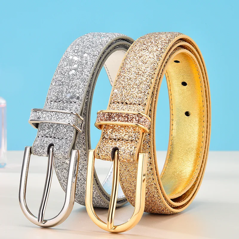 Top Trends: Fashion Needle Buckle Belts For Women Versatile Luxury Gold Faux Leather Waist Belt Sweet Girl Trend Clothing Accessories Gifts Shoppable Styles