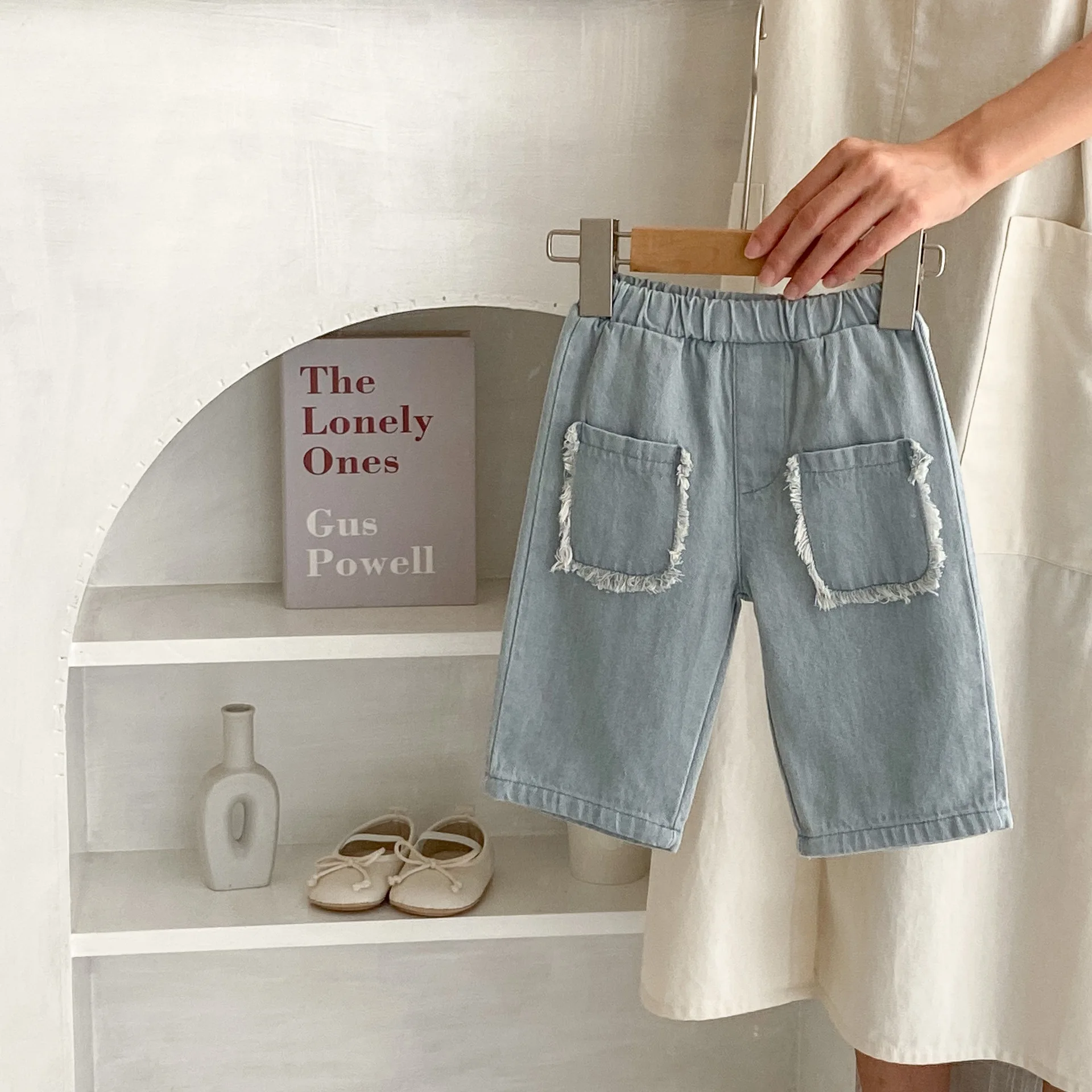 Top Trends: Autumn New Baby Loose Trousers Toddler Boy Denim Pants Fashion Pocket Infant Girl Casual Pants Cotton Kids Baby Clothes Shoppable Styles