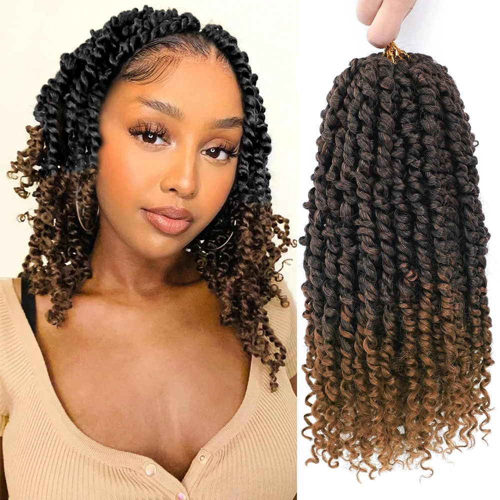 Top Trends: Hair Nest Pre-twisted Passion Twist Crochet Hair Pre-looped Crochet Braids Bohemian Twists Synthetic Braiding Hair Extensions Shoppable Styles