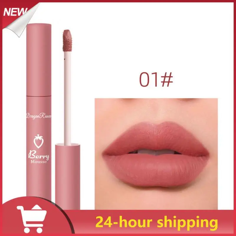 Top Trends: Nude Matte Lip Gloss 12 Colors Long-lasting Velvet Lipstick Waterproof Non-fade Non-stick Cup Lipsticks Women Makeup Cosmetic Shoppable Styles