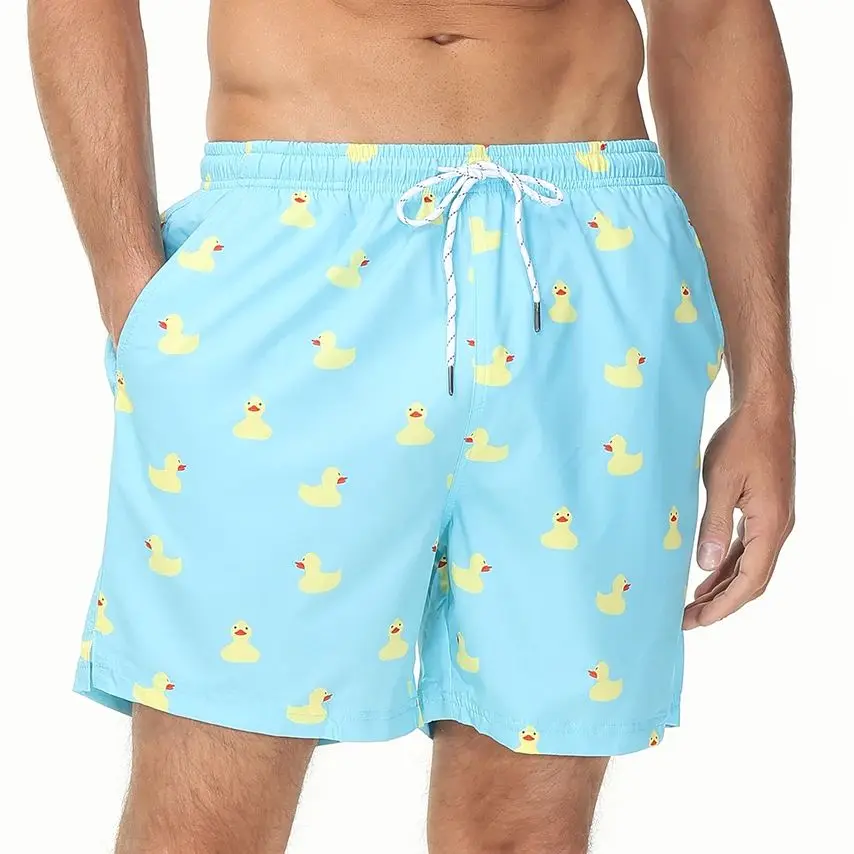 Top Trends: Summer Men's Swim Trunks Quick Dry Swim Shorts Beach Board Swimsuit With Mesh Lining Swim Wear Cartoon Printed Trunks Shoppable Styles - Image 5