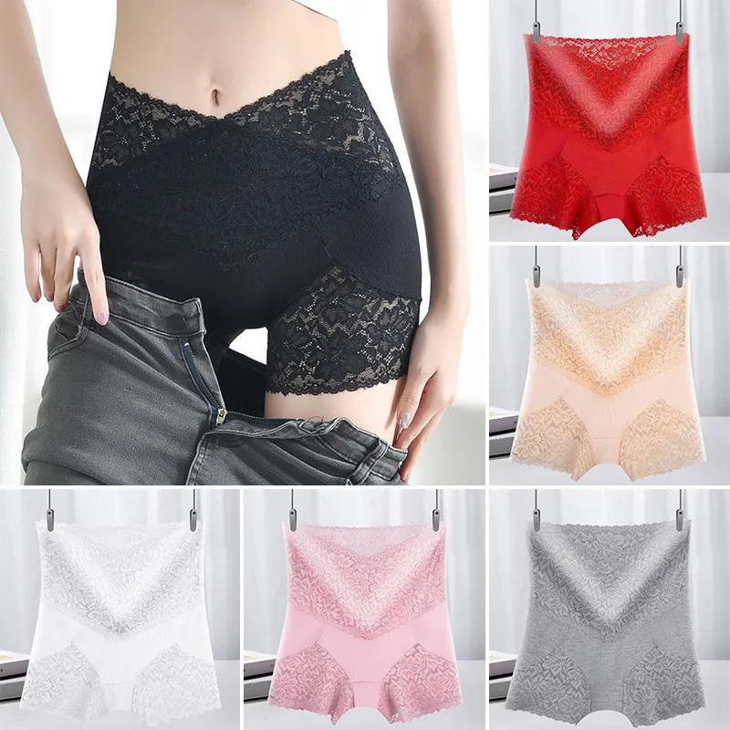 Top Trends: Lace Safety Short Pants For Women Seamless Underwear Sexy Boxer Shorts Under Skirt Breathable High Waist Panties Summer Lingerie Shoppable Styles