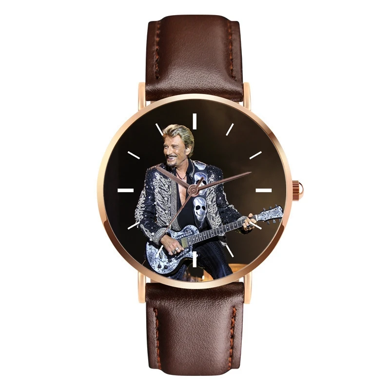 Top Trends: New Rose Gold Johnny Hallyday Watch Casual Fashion Women'S Quartz Wristwatches Shoppable Styles