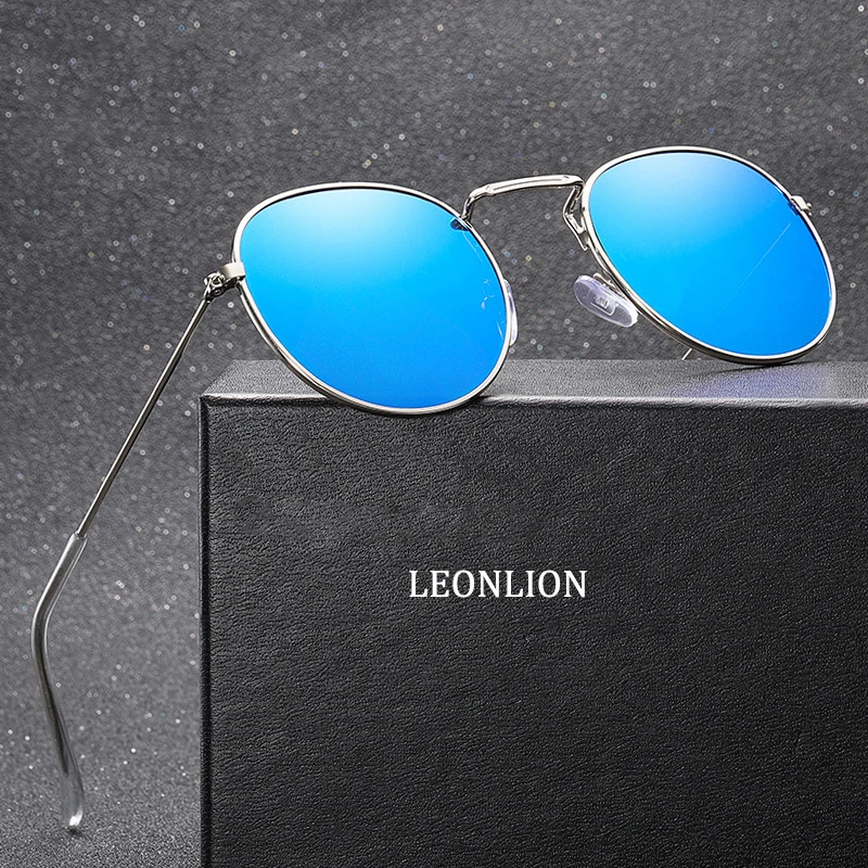 Top Trends: LeonLion 2023 Fashion Retro Sunglasses Men Round Vintage Glasses For Men / Women Luxury Sunglasses Men Small Lunette Soleil Homme Shoppable Styles - Image 2