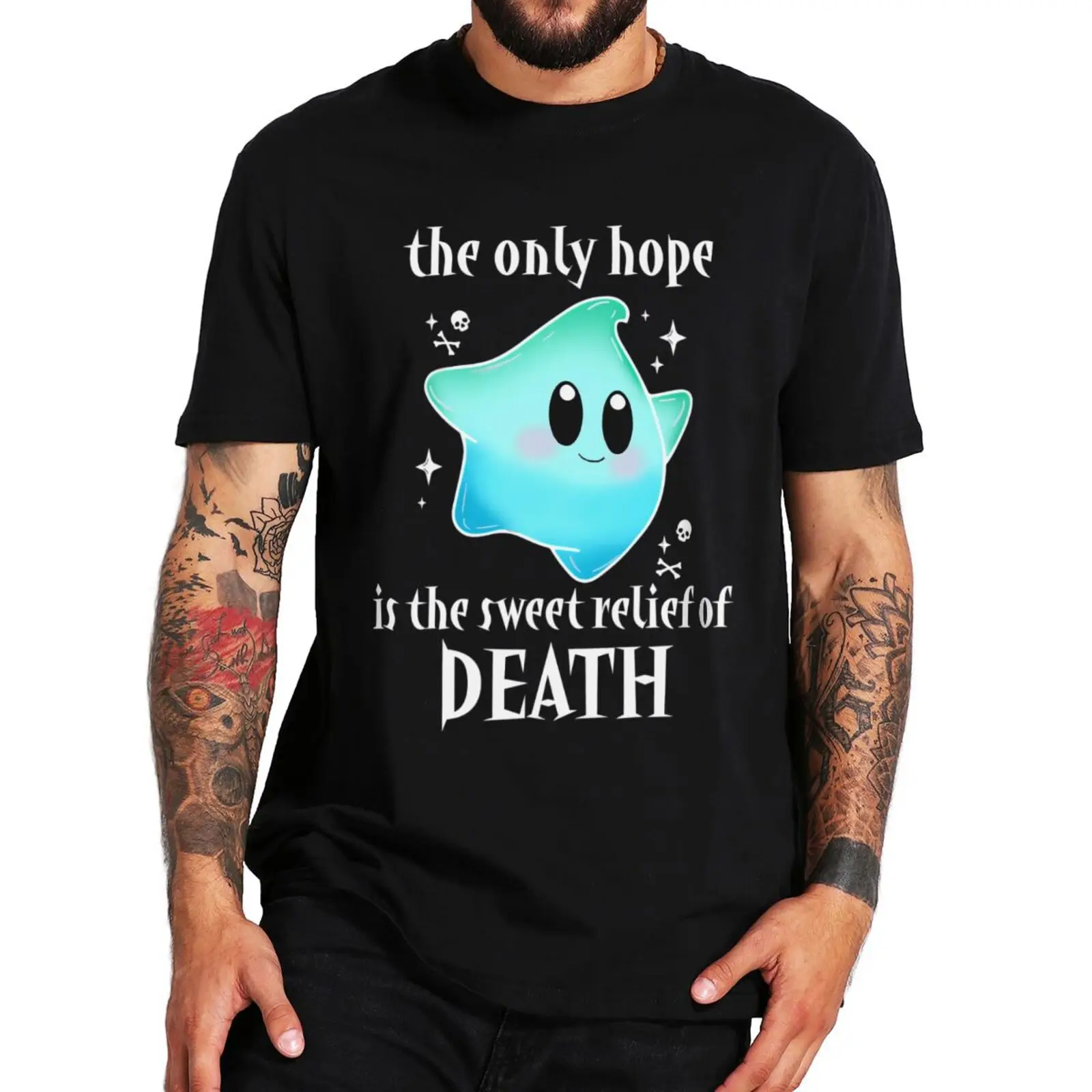 Top Trends: Lumalee The Only Hope Is The Relief Of Death T-shirt Movie Quotes Fans Gift T Shirt For Men Women O-neck 100% Cotton Unisex Tops Shoppable Styles