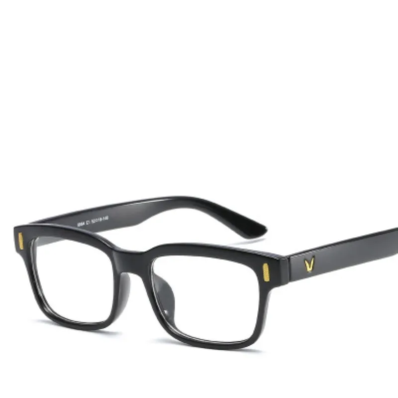 Top Trends: 2021 Fake Glasses Woman / Men Glasses Optical PC Frames Rectangle Glasses Frame Clear Lens Eyeware Black Blue Eye Glasses Shoppable Styles - Image 2