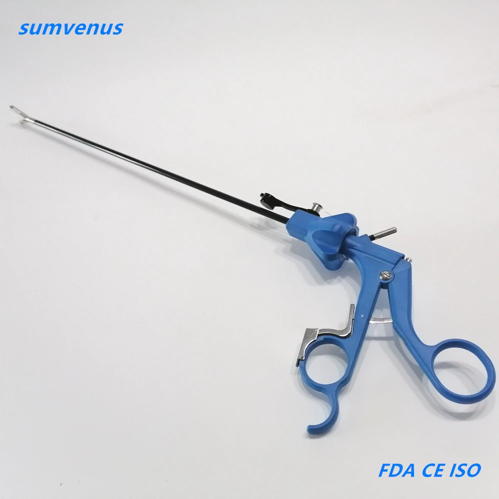 Top Trends: Medical Surgical Φ5mmX330mm Blue Endoscopes Laparoscope Laparoscopic Forceps Graspers Dissctors Scissors Tweezers Reusable Shoppable Styles