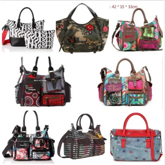 Top Trends: Foreign Trade Original Single D Series Women&#039;s Bag Embroidery Printed Handbag Multi-style National Wind Big Bag Shoppable Styles