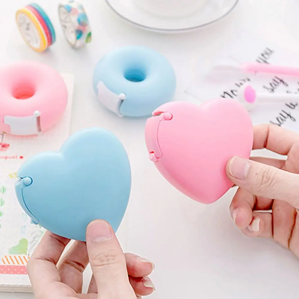 Top Trends: GUGCGV Eyelash Extension Tape Cutter Round / Heart Cutter Dispenser Adhesive Tape Holder Grafting Eyelash Plastic Tapes Cutting Shoppable Styles