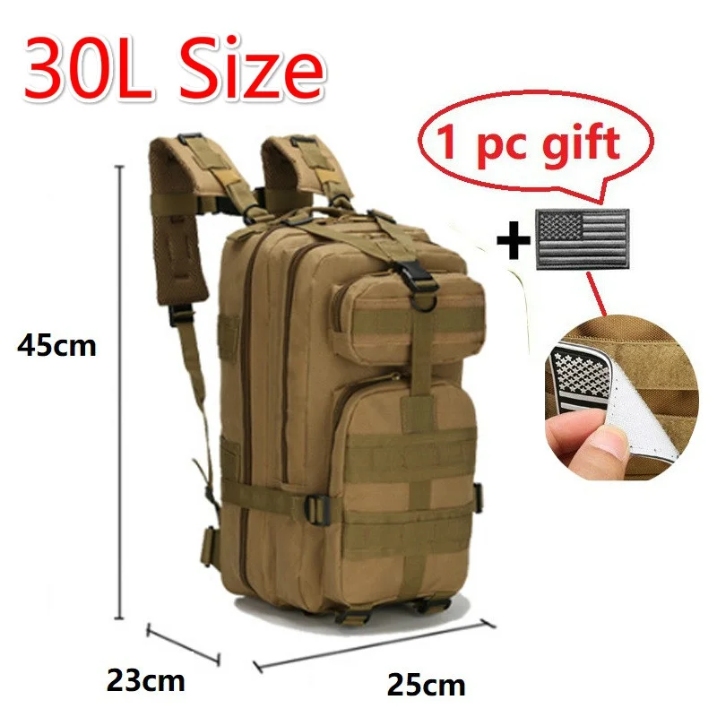 Top Trends: 30L 600D Nylon Waterproof Backpack Outdoor Military Rucksacks Tactical Sports Camping Hiking Trekking Fishing Hunting Bag Shoppable Styles