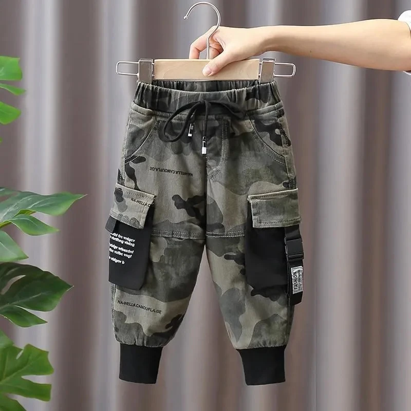 Top Trends: Autumn And Winter Boys&#039; Pants 2023 New Children&#039;s Plush Thickened Warm Pants Children&#039;s Pants Baby Camouflage Cargo Pants Shoppable Styles