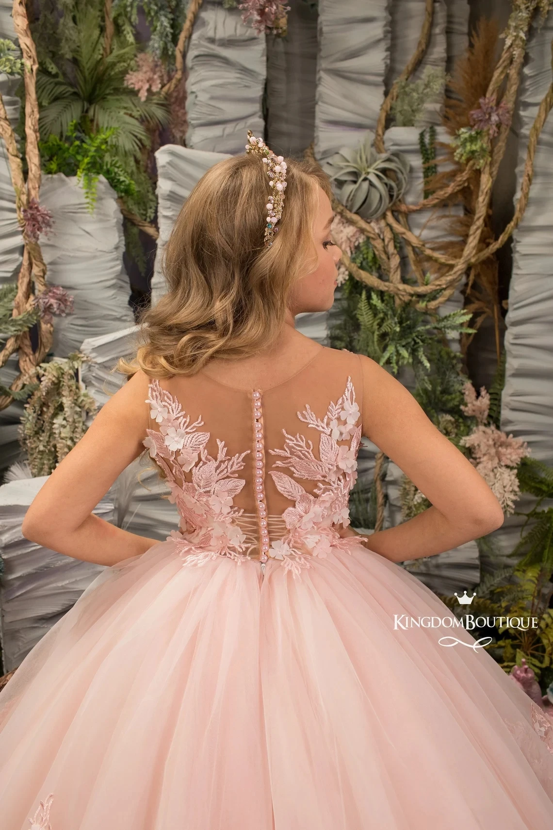 Top Trends: FATAPAESE Pink Flower Girl Dress Princess Luscious Tulle Skirt With Upon Layers Of Horsehair Braid Trimmed Fluffy Ball Gown Shoppable Styles - Image 2