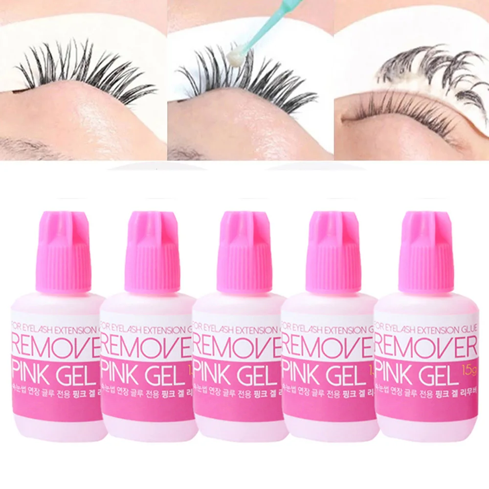 Top Trends: 15g Eyelash Remover Glue For Grafting Professional Removal Gel Remove Zero Stimulation False Eyelash Glue Remove Eye Makeup Tool Shoppable Styles