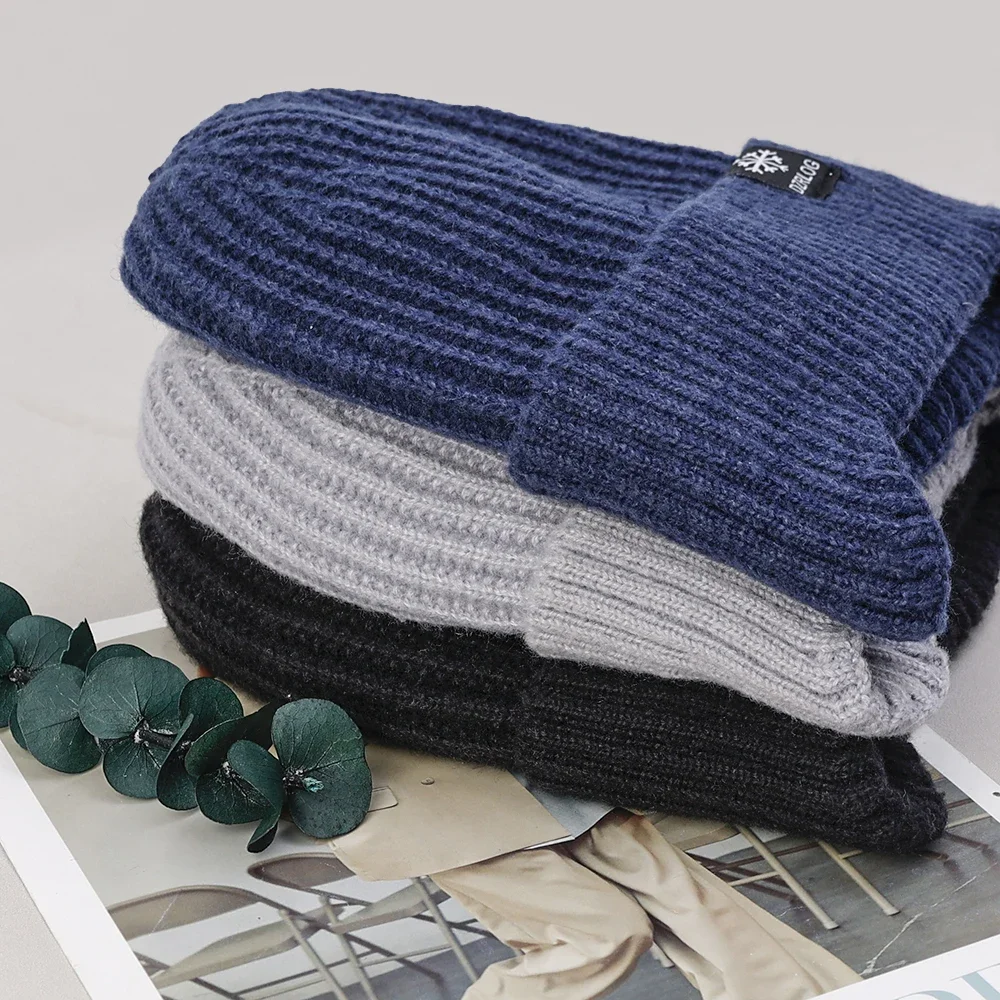 Top Trends: New Fashion Winter Hat Scarves Skullies Beanies Men Bonnet Knitted Hats For Men Women Brand Gorras Warm Wool Male Beanie Cap Shoppable Styles - Image 6