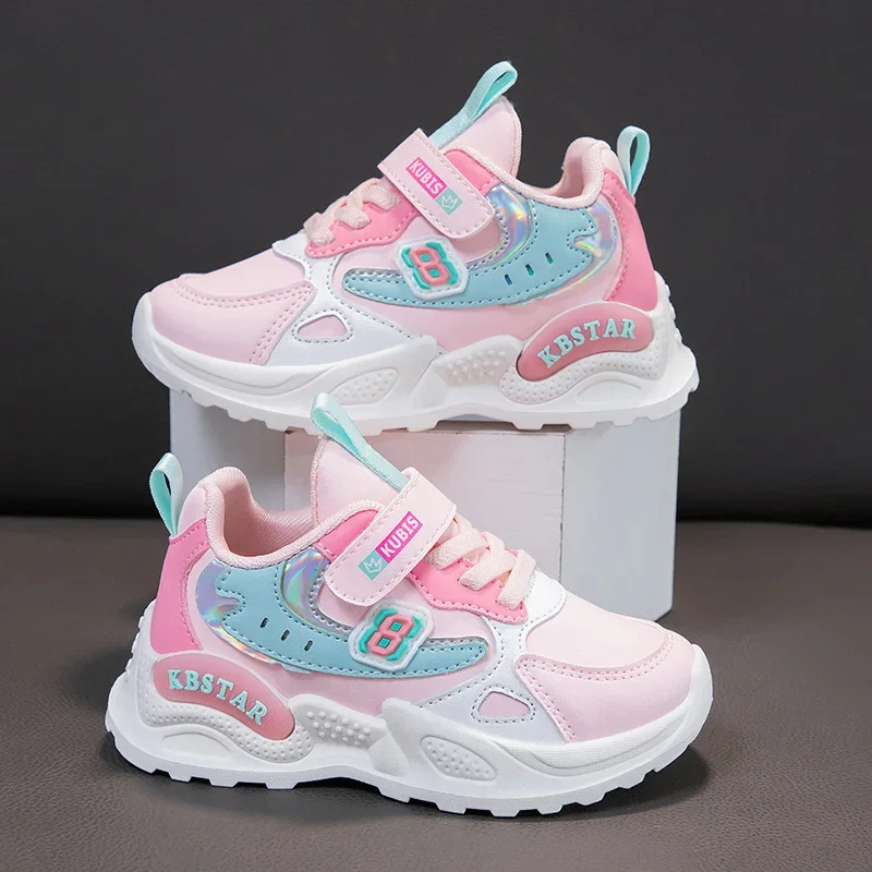 Top Trends: Children's Shoes For Kids Girls Tennis Pink Sneakers 4-9y Toddlers Sports AND Running Flats Shoppable Styles