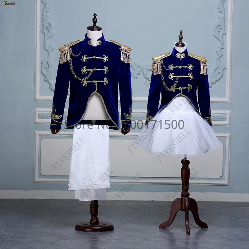 Top Trends: Victoria Prince Captian Sailor Costume Child Adult Military Blazer Suits Outfit Halloween King Prince Renaissance Medieval Coat Shoppable Styles