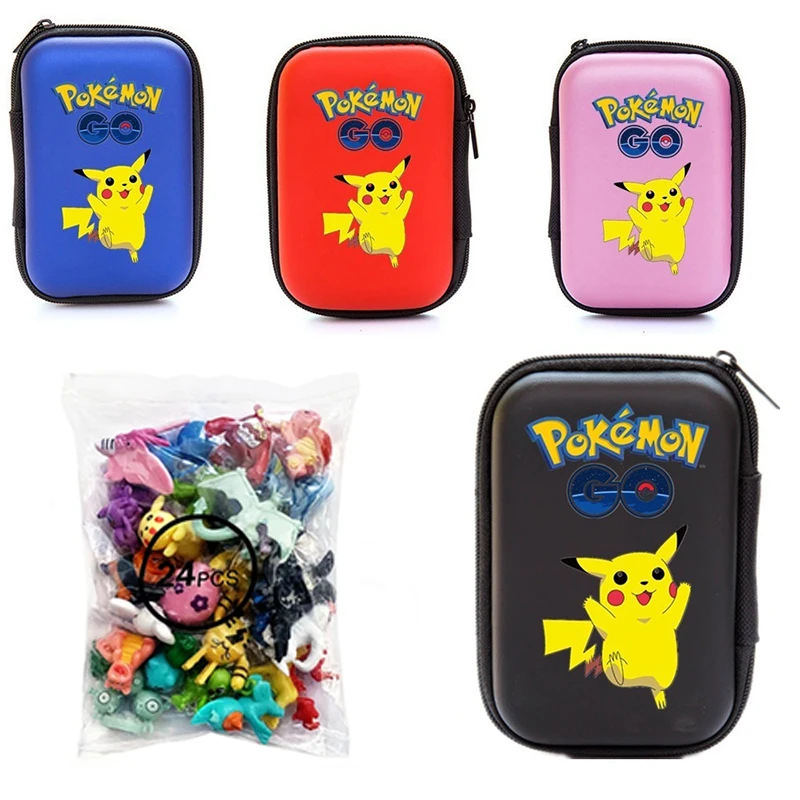 Top Trends: Pokemons Card Holder Bag Pikachus Card Collection Protection Box Card Sleeve Game Cards Collection Box Boy Birthday Gift Shoppable Styles