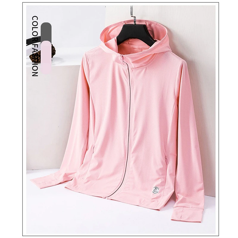 Top Trends: Sun Protection Jacket UPF50+ Sunscreen Clothing UV Rays Ice Silk Feel Cold Windproof Skin Coat Suit Summer Holiday Travel Fish Shoppable Styles