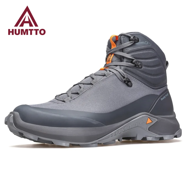 Top Trends: HUMTTO Hiking Shoes Waterproof Boots For Men 2023 Outdoor Trekking Sneakers Mens Luxury Designer Sports Safety Work Ankle Boots Shoppable Styles