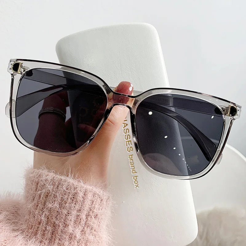 Top Trends: 2023 Fashion Oversized Sunglasses Woman Brand Designer Vintage Square Sun Glasses Female Big Frame Gradient Shades Oculos De Sol Shoppable Styles - Image 3