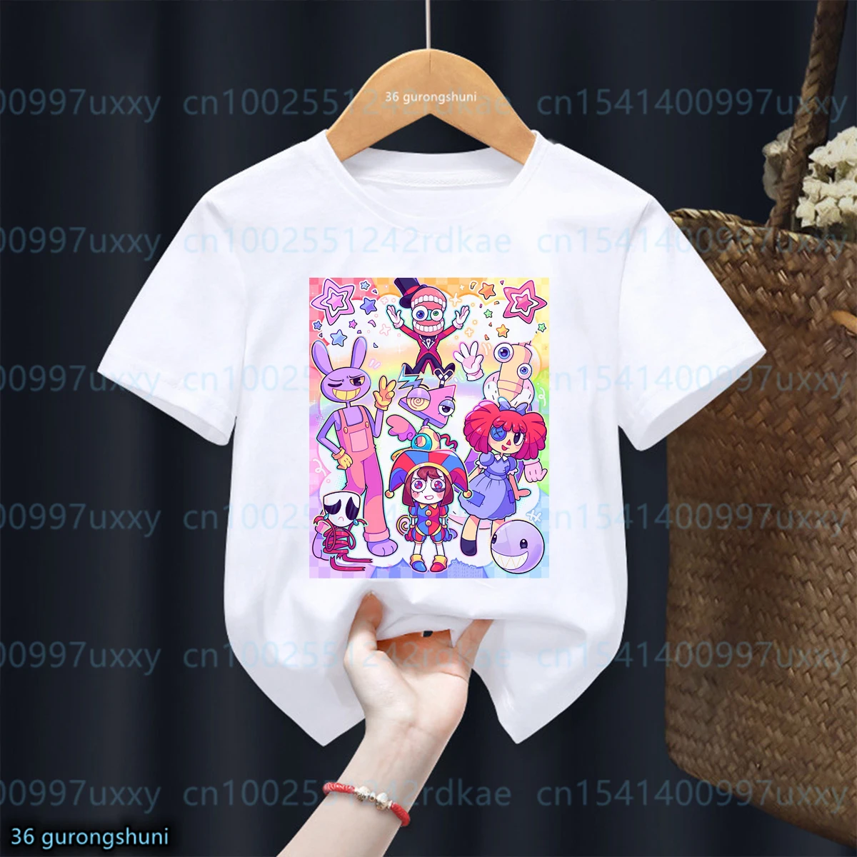 Top Trends: New Kids Tshirt Funny The Amazing Digital Circus Video Game Graphic Print Boys T-Shirt Fashion Cute Girls Tshirt White Shirt Top Shoppable Styles