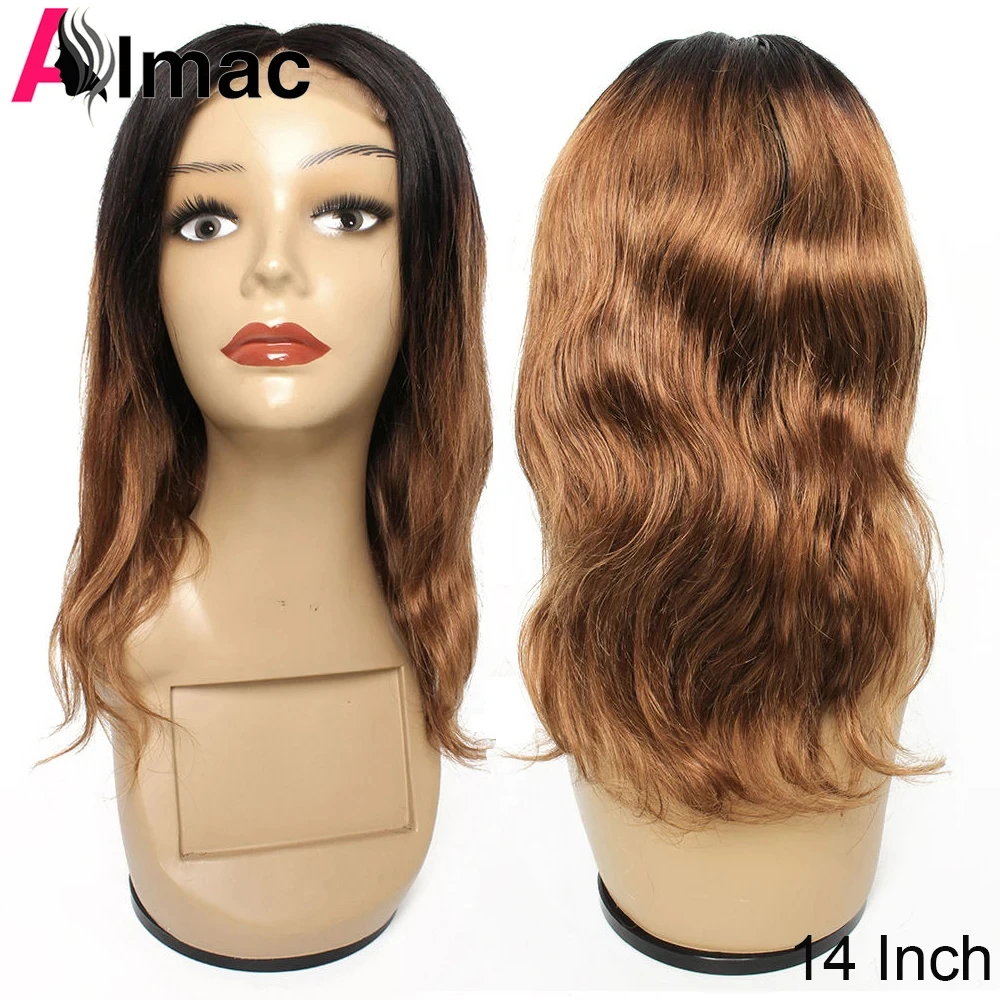 Top Trends: 1B 30 Body Wave Wig Ombre Honey Blonde Human Hair Wigs 4x4 Lace Closure Wig 4*1 T Middle Part Wig For Women Pre-Plucked Remy Shoppable Styles