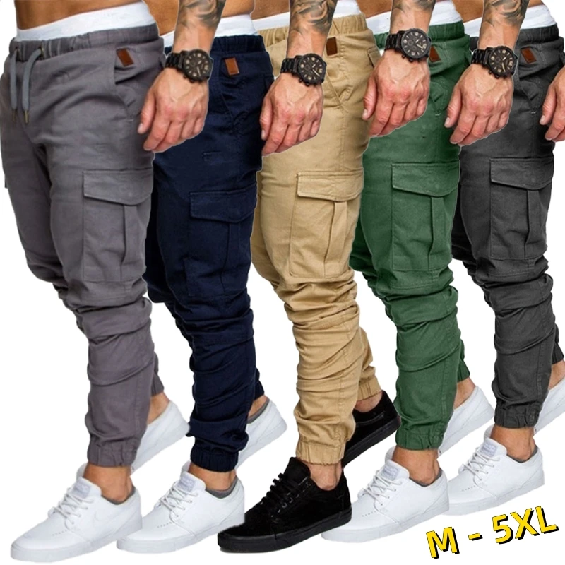 Top Trends: Men's Overalls Fitness Training Sports Pants Jogger Men's Fashion Casual Feet Sports Pants Bottoms Sportswear Shoppable Styles