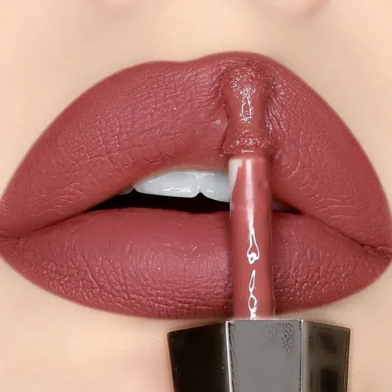 Top Trends: Waterproof Nude Lip Gloss 18Colors Lasting Velvet Matte Liquid Lipstick Moisturizing Non-stick Cup Lip Glaze Lip Makeup Cosmetic Shoppable Styles