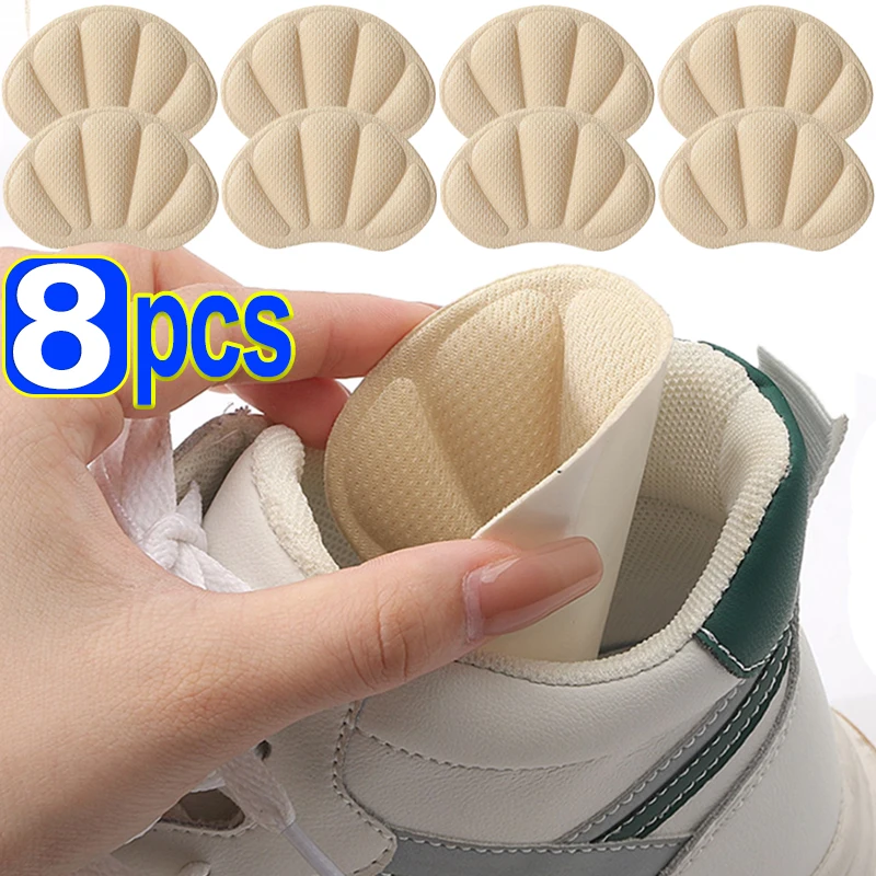 Top Trends: 8pcs Insoles Heel Pads Lightweight For Sport Shoes Adjustable Cute Size Back Sticker Antiwear Feet Pad Cushion Insole Heels Shoppable Styles