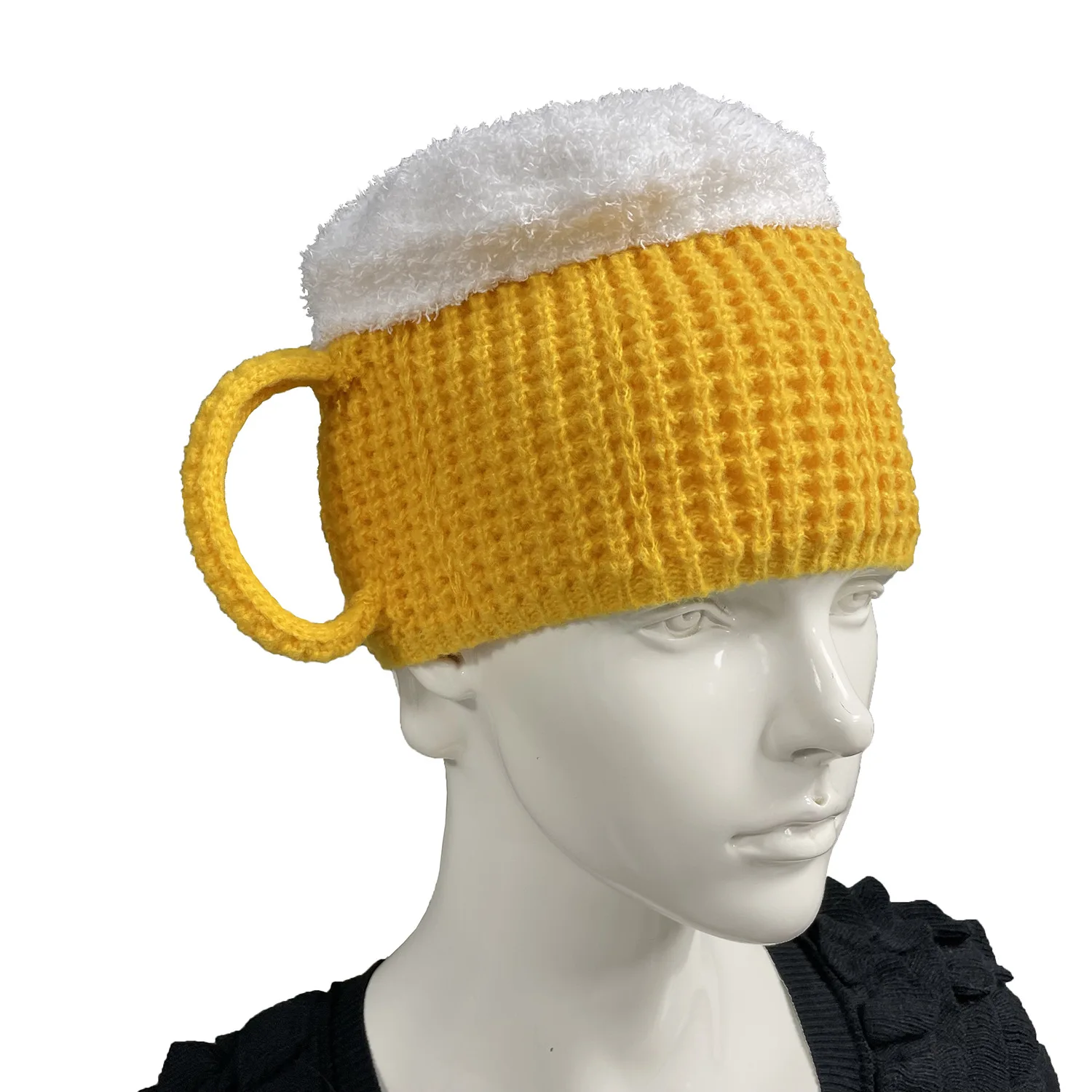 Top Trends: New Tiktok Beer Cup Woolen Hat Warm Windproof In Winter Funny Party Fashion Men'S And Women'S Universal Knitting Hat Hot Selling Shoppable Styles