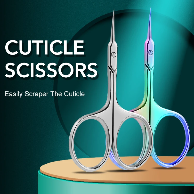 Top Trends: 1Pcs Professional Cuticle Scissors Nipper Trimmer Stainless Steel Cuticle Clipper Cutter Manicure Nail Tools Shoppable Styles