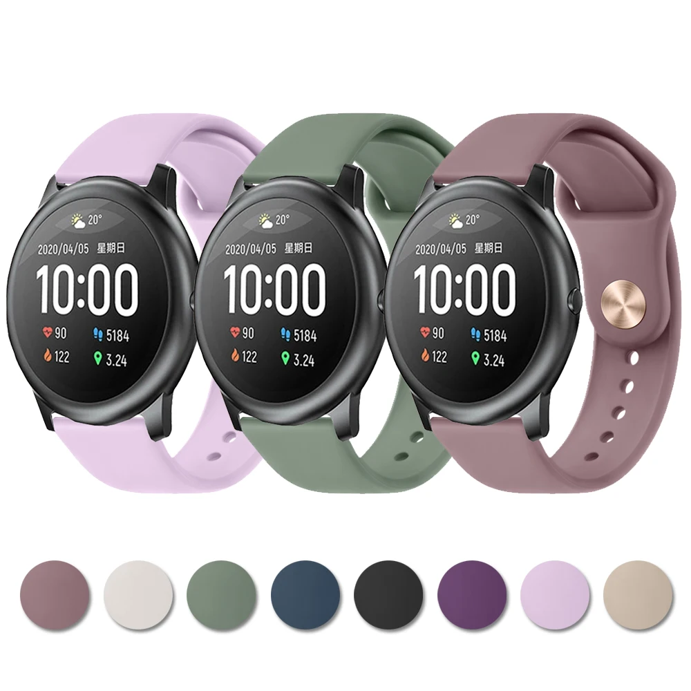 Top Trends: New Silicone Strap For Xiaomi IMILAB KW66 / YAMAY SW022 / Mibro Lite / Mibro Color / Mibro Air Band Bracelet For Maimo Smart Watch Strap Shoppable Styles