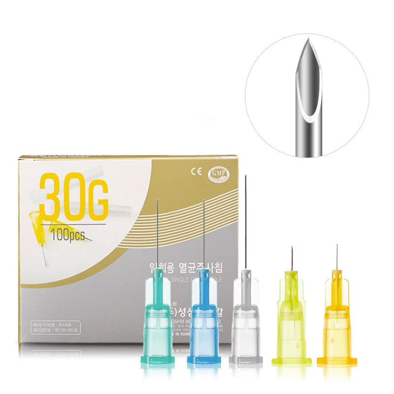 Top Trends: 30G 32G 4 / 13 / 25mm Korean Medical Beauty Teeth Disposable Painless Needle Eyelid Tool Parts Small Irrigator Superfine Meso Needle Shoppable Styles