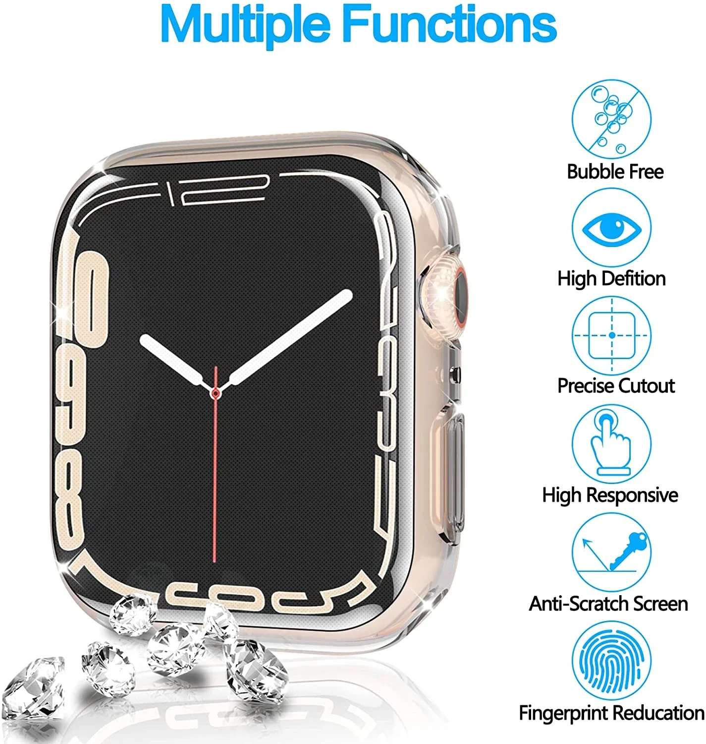 Top Trends: Screen Protector For Apple Watch Case 45MM 41MM 44MM 40MM TPU Bumper Cover 42MM 38MM Accessories Iwatch Series 8 7 SE 6 5 4 3 Shoppable Styles - Image 4