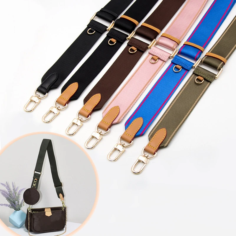 Top Trends: Canvas Bag Strap Leather Adjustable Messenger Strap Replacement Women Handbag Wide Shoulder Crossbody Strap Webbing Accessories Shoppable Styles