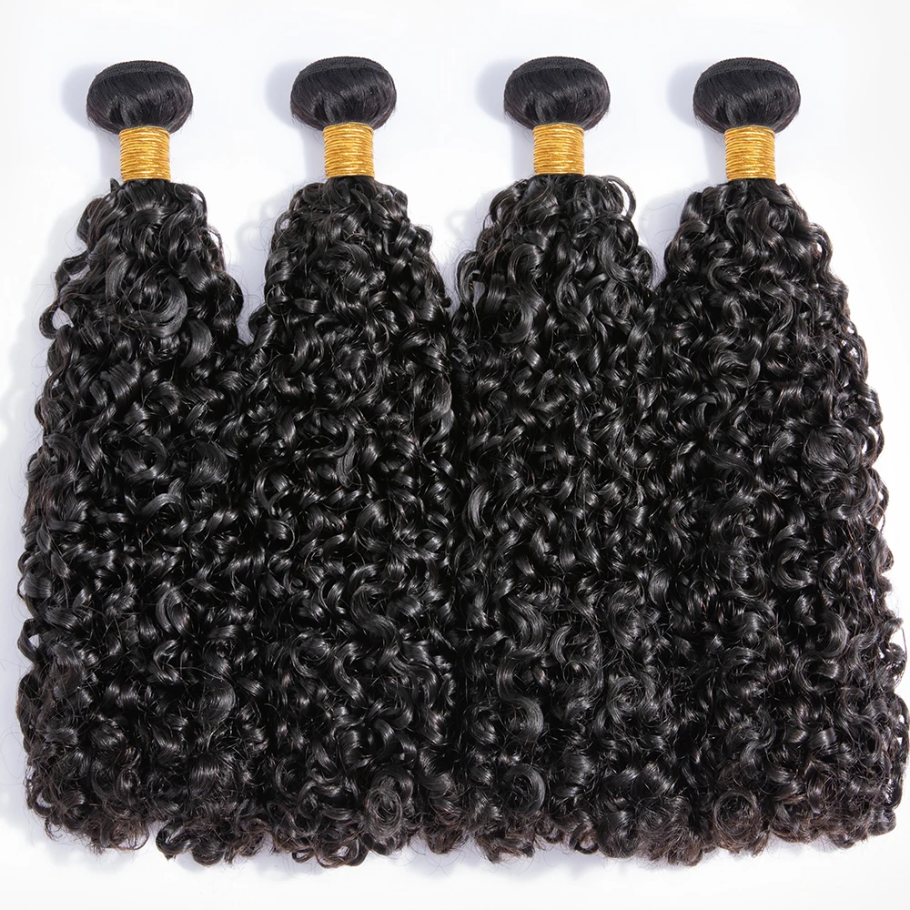 Top Trends: Spiral Curly 10A Human Hair Bundles Peruvian Hair Weave Bundles Remy Hair Extensiones Deep Curly 3B-3C Hair Bundles No Tangle Shoppable Styles