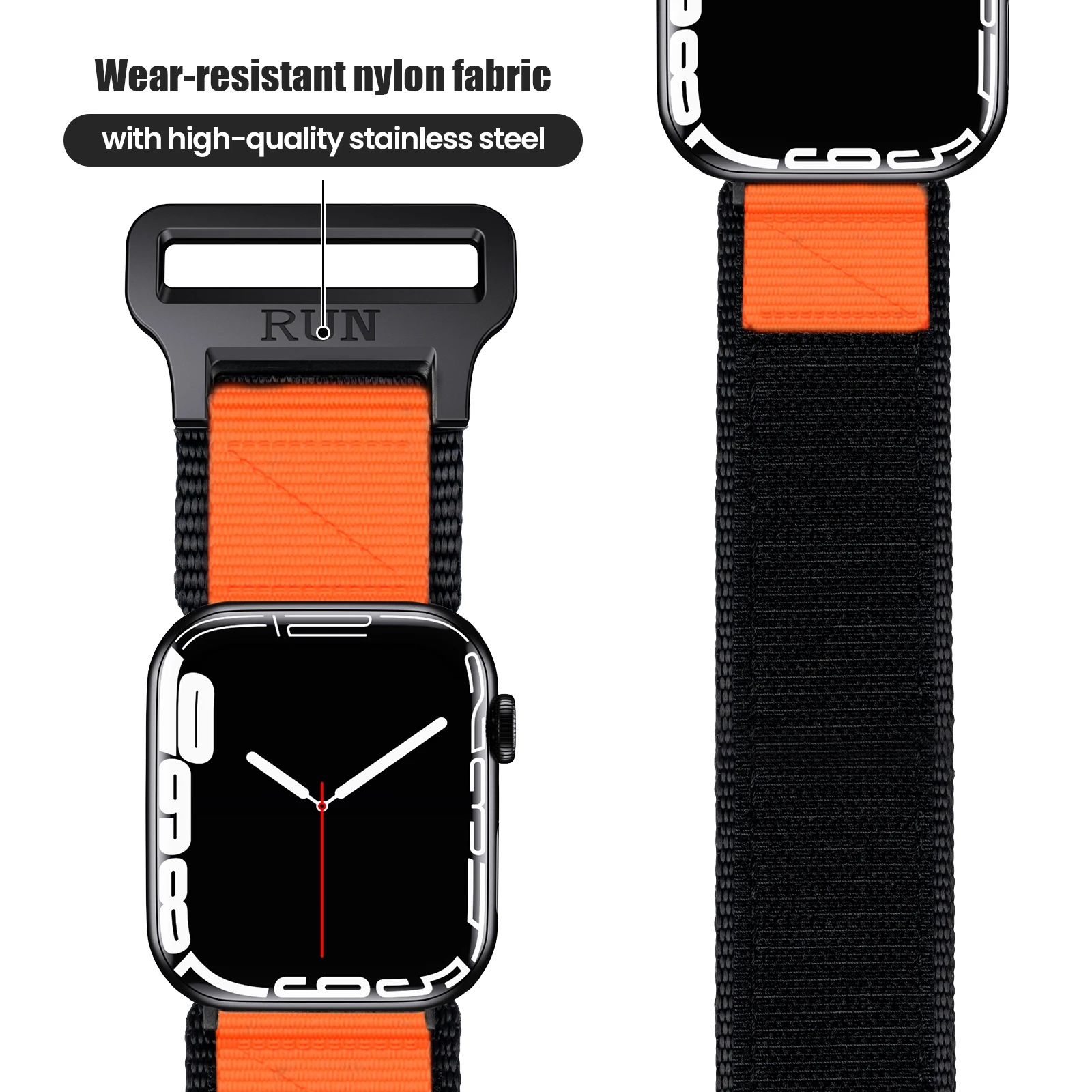 Top Trends: Sport Nylon Loop Strap For Apple Watch Band 42mm 44mm 45mm Tactical Bracelet For Iwatch Series 8 7 5 4 SE 6 3 38mm 40mm 41mm Shoppable Styles