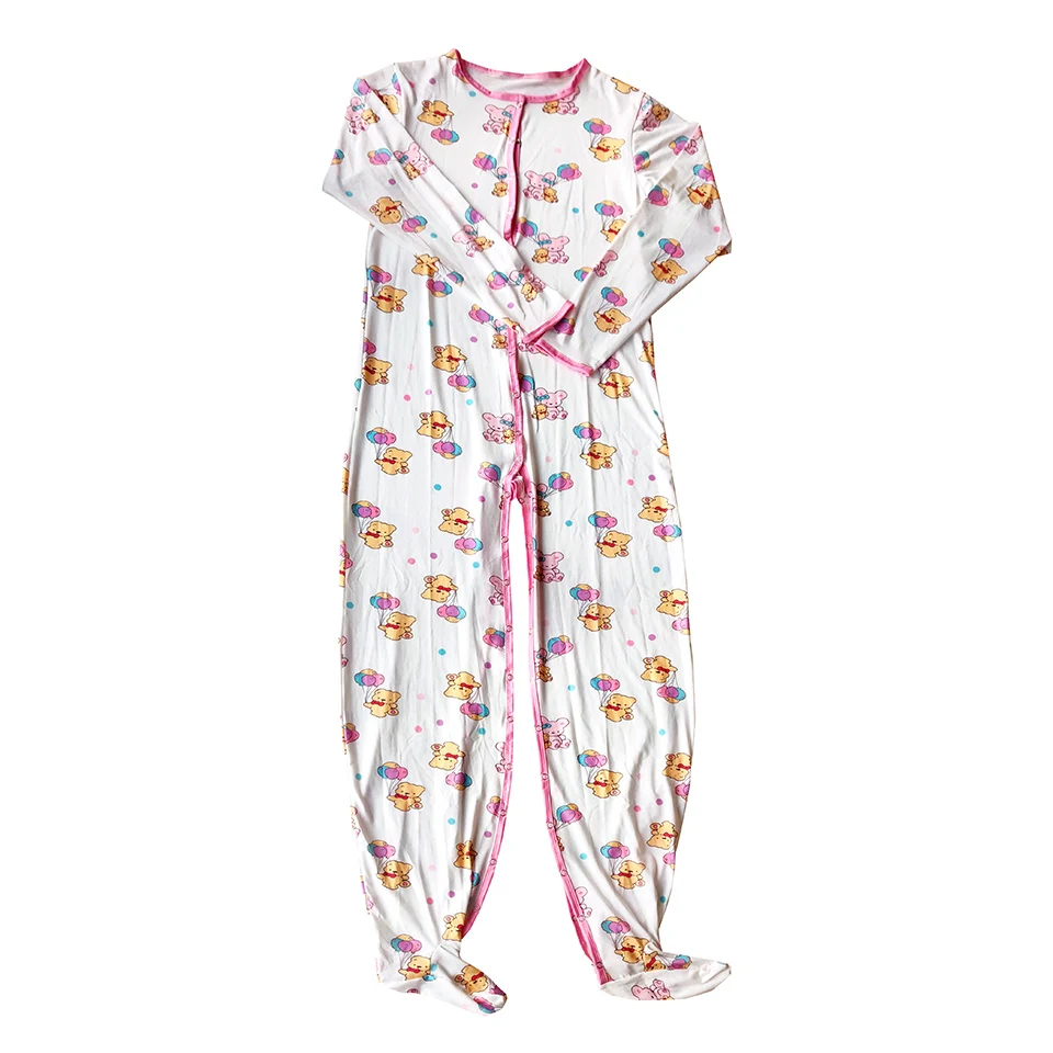 Top Trends: Colorful Giraffe Printed Bodysuit With Foot / adult Onesie / adult Baby Romper / abdll Clothes / printed Adult Bodysuit Shoppable Styles