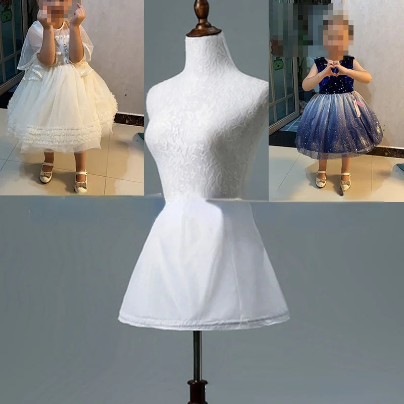 Top Trends: Children&#039;s Bustle 1 Steel Ring Flower Girl Small Wedding Dress Formal Dress Petticoat One Steel Elastic Waist Pettiskirt Shoppable Styles