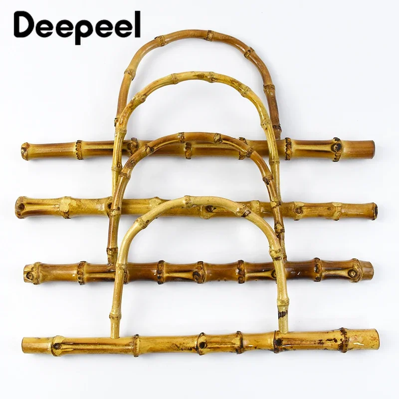 Top Trends: 1-5Pcs 28 / 30cm Deepeel Purse Handle DIY Replacement Bamboo Bag Strap Handles Shoulder Belt For Handbag Making Accessories Shoppable Styles