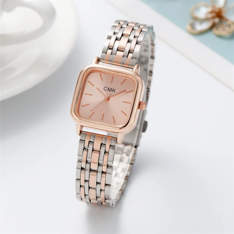 Top Trends: New Watch Fashion Ladies Steel Chain Noble Quartz Watch Birthday Gift Shoppable Styles