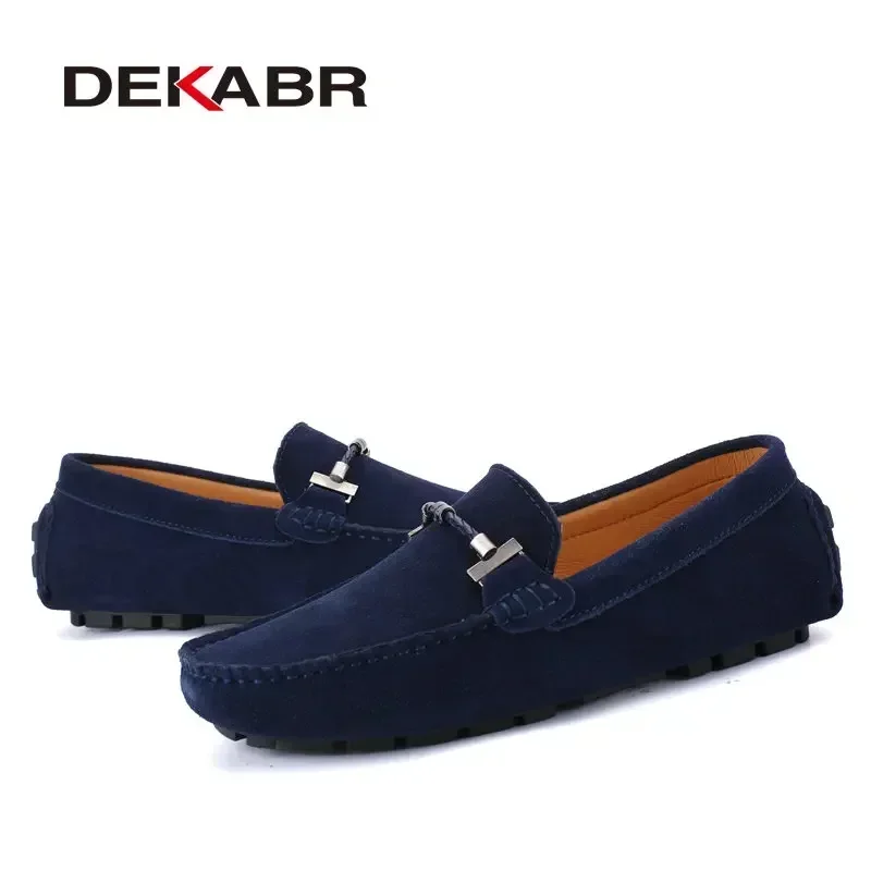 Top Trends: DEKABR Trendy Men Casual Shoes Big Size 38-47 Brand Summer Driving Loafers Breathable Wholesale Man Soft Footwear Shoes For Men Shoppable Styles - Image 4