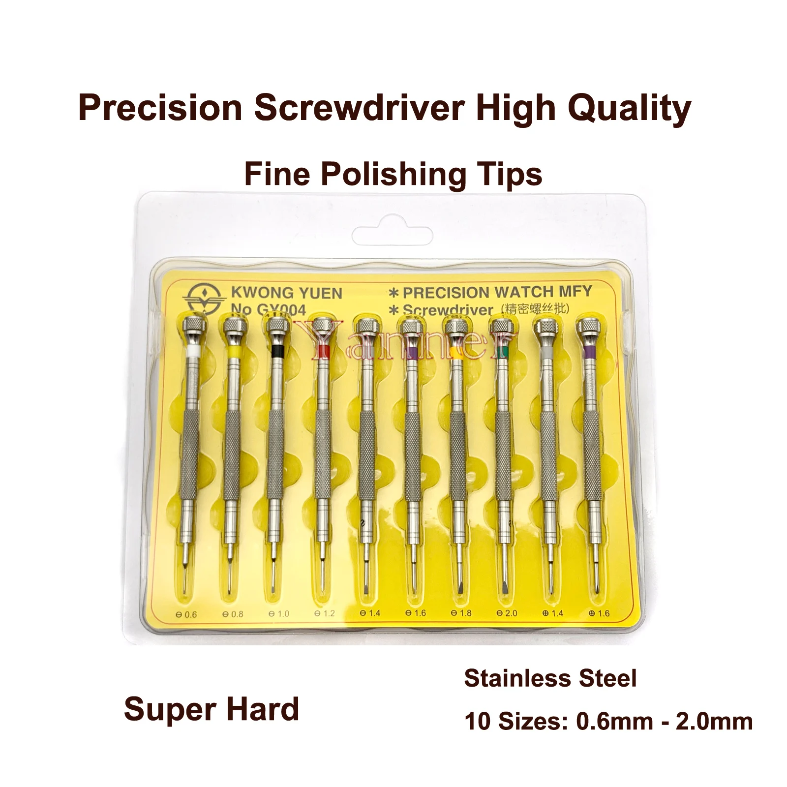 Top Trends: 316 Stainless Steel Precision Screwdriver 10 In 1 Set Watch Repair Tools Kit For Watchmakers Super Quality Shoppable Styles