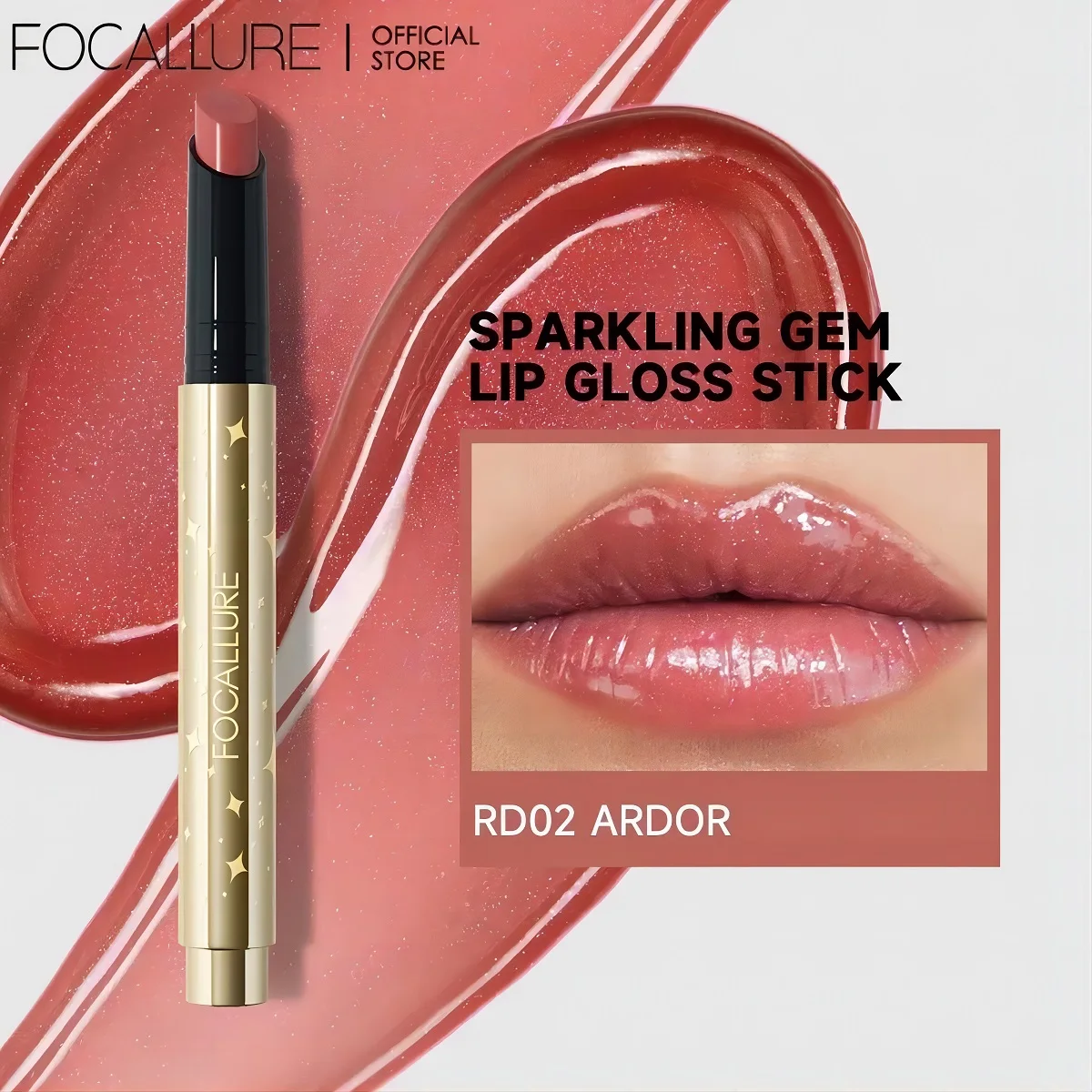 Top Trends: FOCALLURE Pearlescent Lip Gloss Stick Moisturizing Long Lasting Sexy Sparkling Lip Balm Shimmer Lipstick Pen Makeup Cosmetics Shoppable Styles