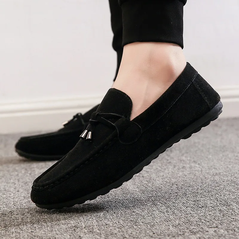 Top Trends: Brand 2022 Fashion Summer Style Soft Moccasins Men Loafers High Quality Genuine Leather Shoes Men Flats Gommino Driving Shoes Shoppable Styles