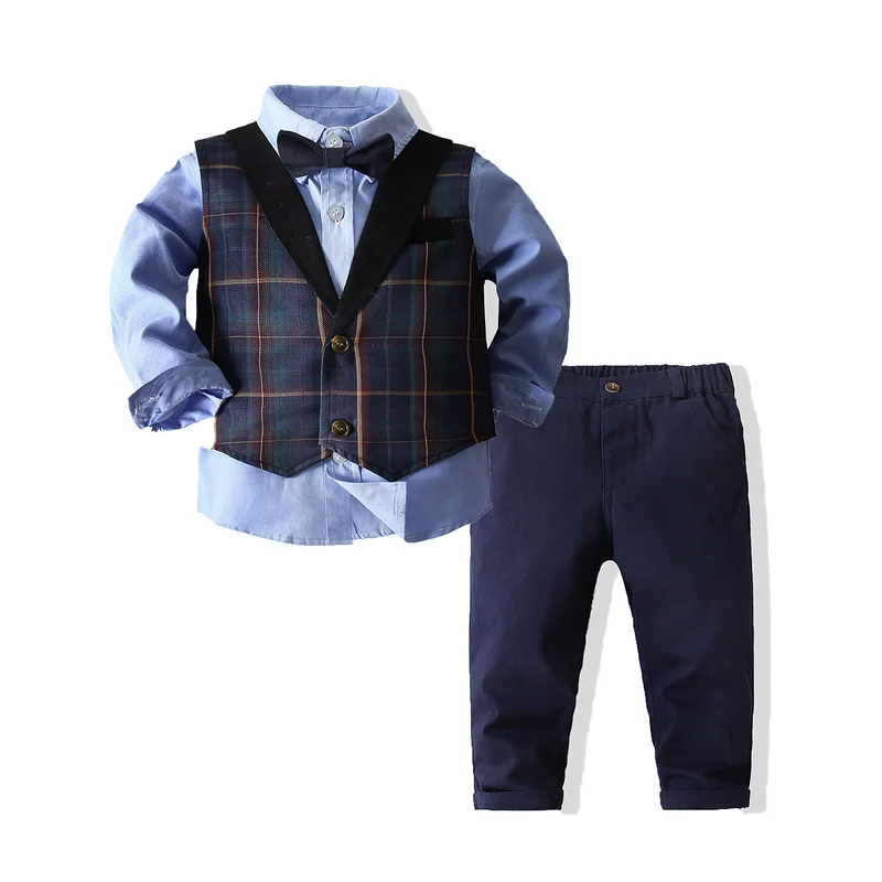 Top Trends: Baby Boy Long Sleeve Gentleman White Shirt Bowtie Tuxedo Jumpsuit Overall Shoppable Styles