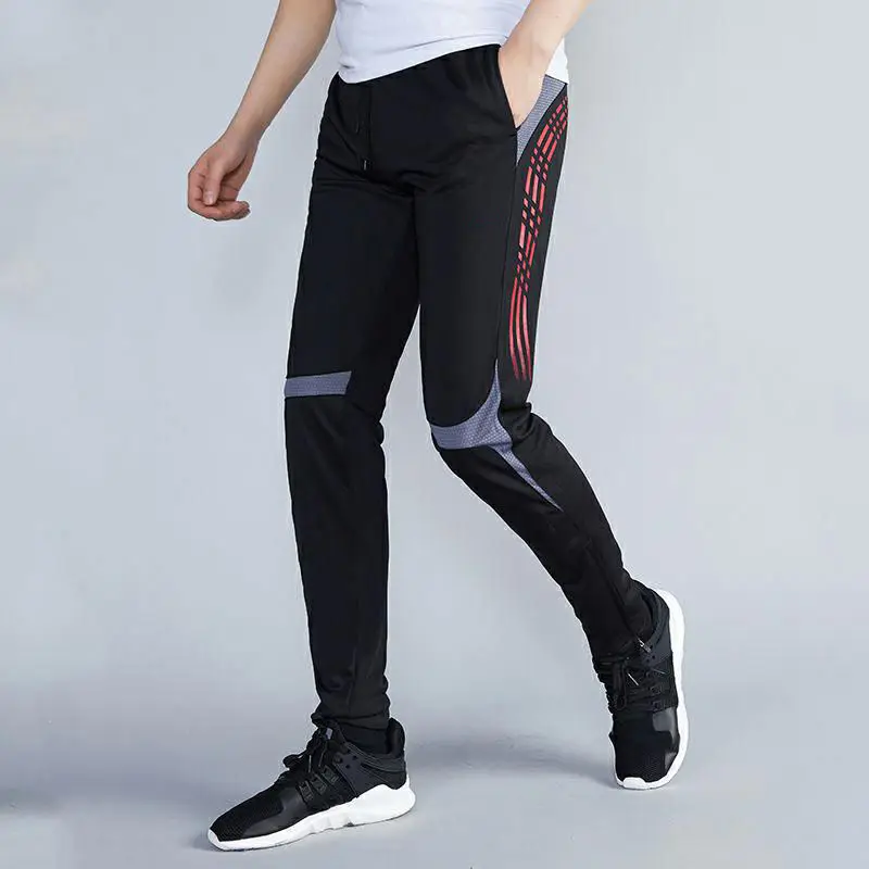 Top Trends: Men Sports Pants Loose Strap Quick Dry Print Elastic Waist Pocket Zipper Fitness Running Basketball Football Training Trousers Shoppable Styles - Image 3