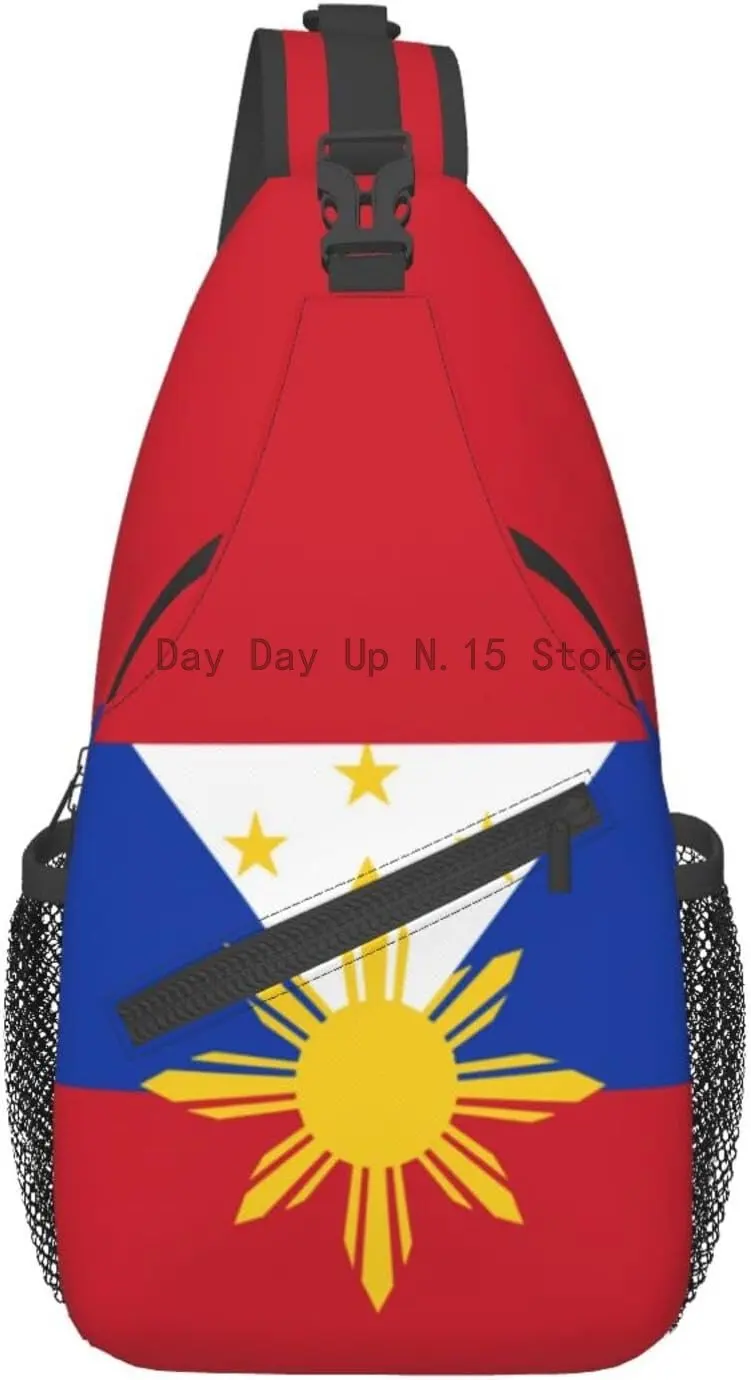 Top Trends: Cute Philippine Flag Sling Bag Crossbody Sling Backpack Filipino Casual Shoulder Chest Bag Travel Daypack For Women Men Shoppable Styles